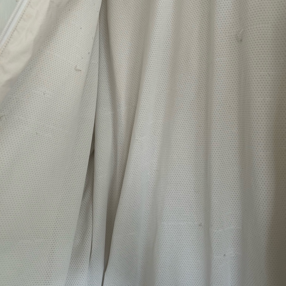 Adidas White Windbreaker Jacket - Picture 5 of 6